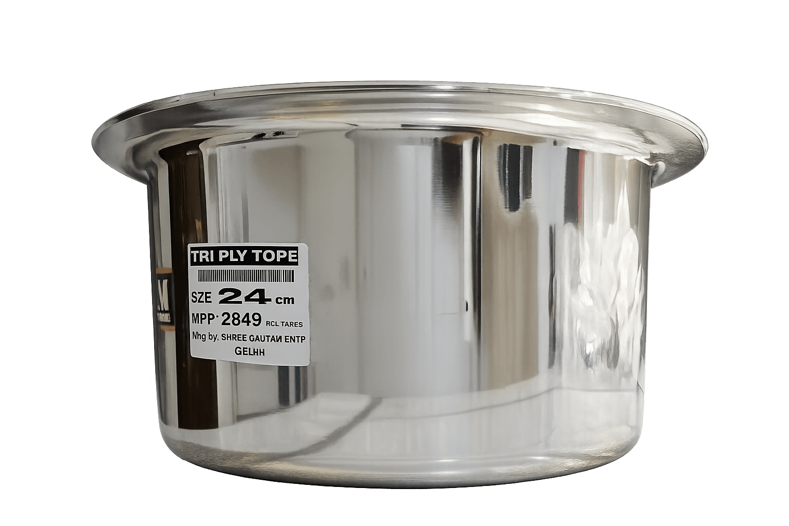 Tri Ply Stainless Steel Saucepan -Stainless Steel (Triply) cookware manufactured by Shree Gautam Enterprises, New Delhi