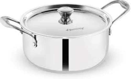 Triply Stainless Steel Casserole -Stainless Steel (Triply) cookware manufactured by Shree Gautam Enterprises, New Delhi